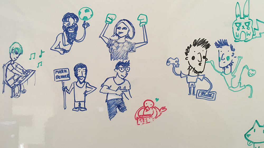 Sketches from our office